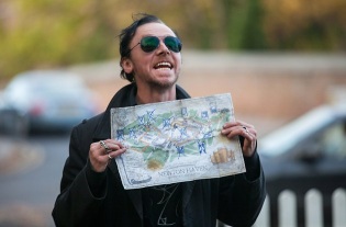 Simon Pegg en "The World's End"